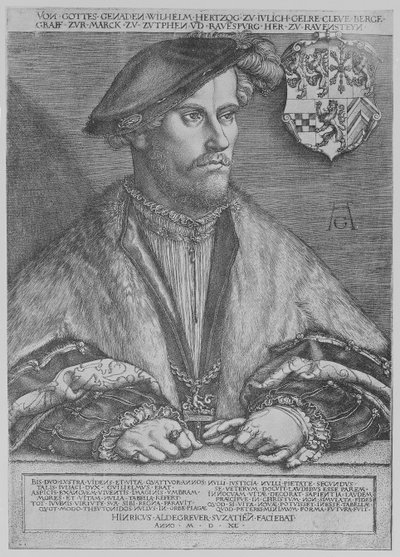 Duc Wilhelm V de Clèves, 1540 - Heinrich Aldegrever